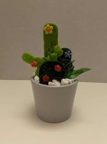 Fused Glass Cactus