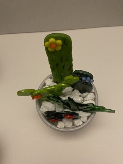 Fused Glass Cactus - Image 2