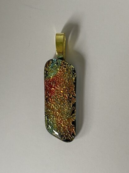 Dichroic Gold Pendant - Image 2