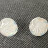 Clear Layered Dichroic Earrings - Image 3