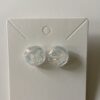 Clear Layered Dichroic Earrings