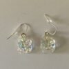 Clear Dichroic Earrings